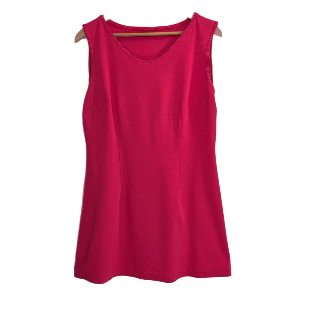 Handmade fuchsia pink mini sleeveless sheath dress